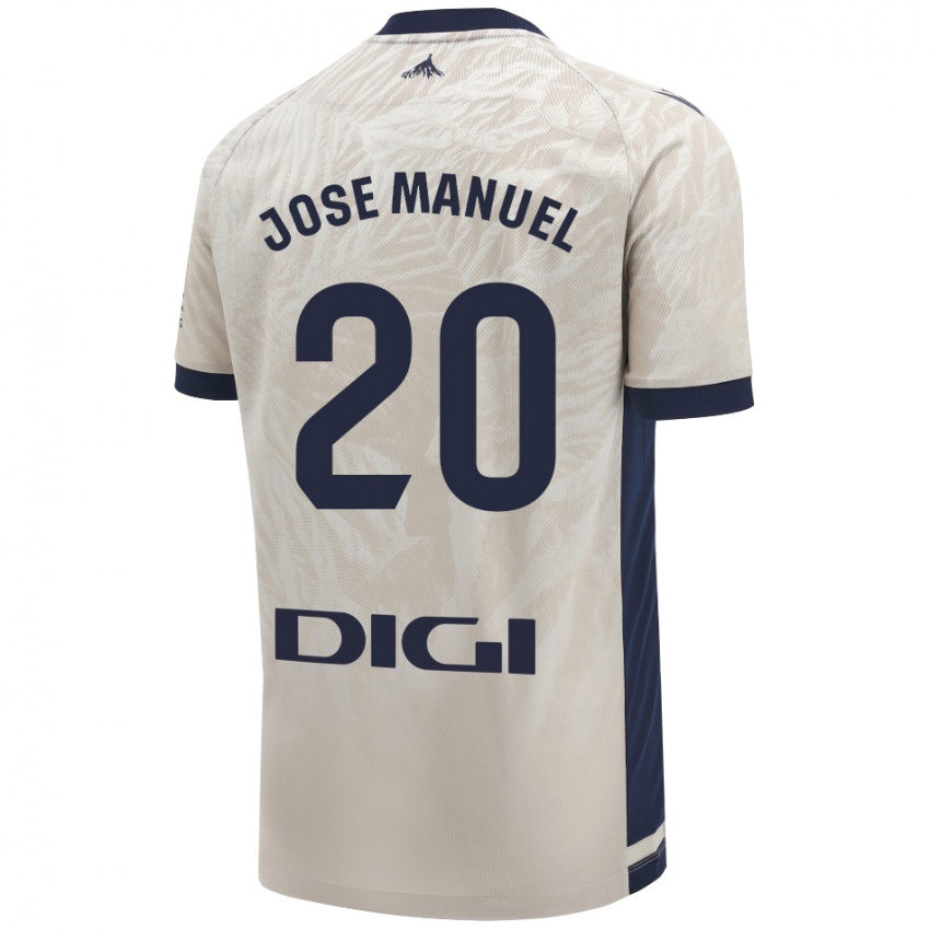 Enfant Maillot José Manuel Arnáiz #20 Gris Clair Tenues Extérieur 2024/25 T-Shirt Suisse