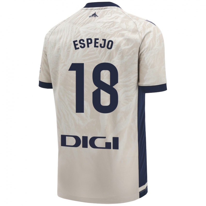 Kinder Diego Espejo #18 Hellgrau Auswärtstrikot Trikot 2024/25 T-Shirt Schweiz