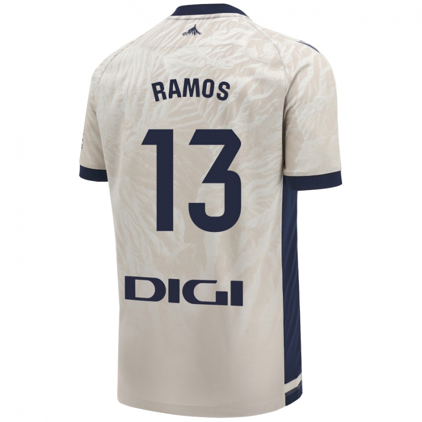 Enfant Maillot Darío Ramos #13 Gris Clair Tenues Extérieur 2024/25 T-Shirt Suisse