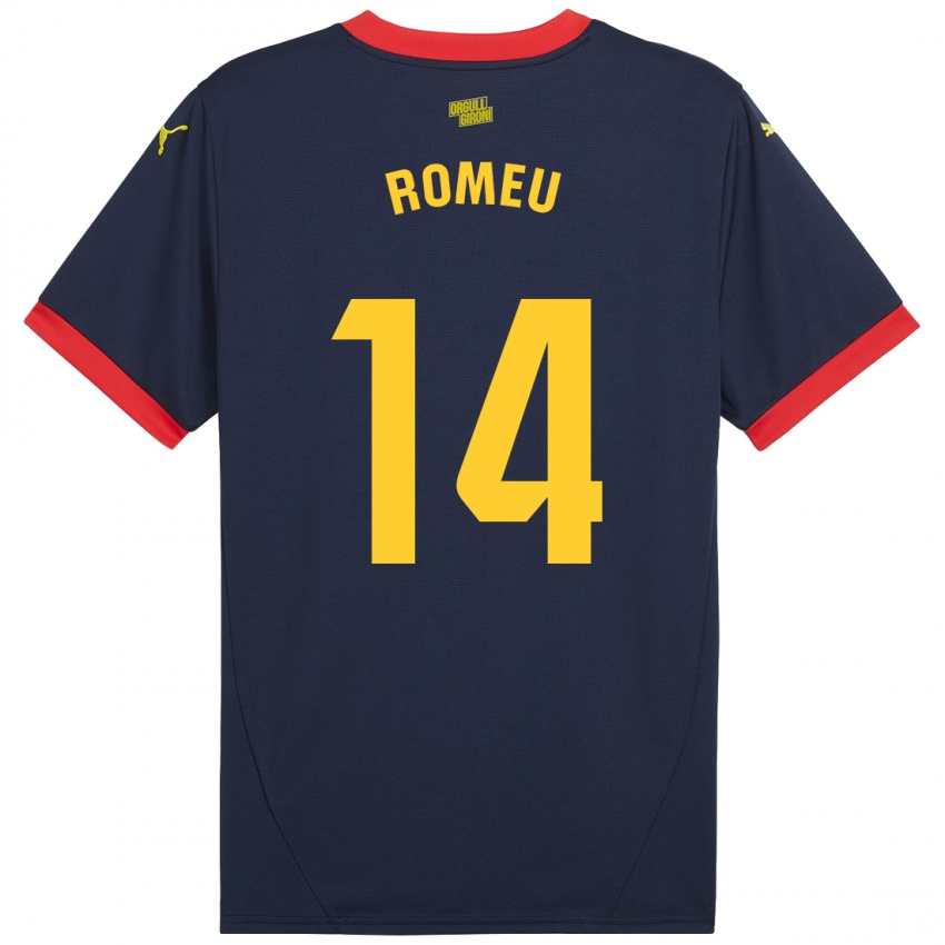 Kinder Oriol Romeu #14 Marinerot Auswärtstrikot Trikot 2024/25 T-Shirt Schweiz