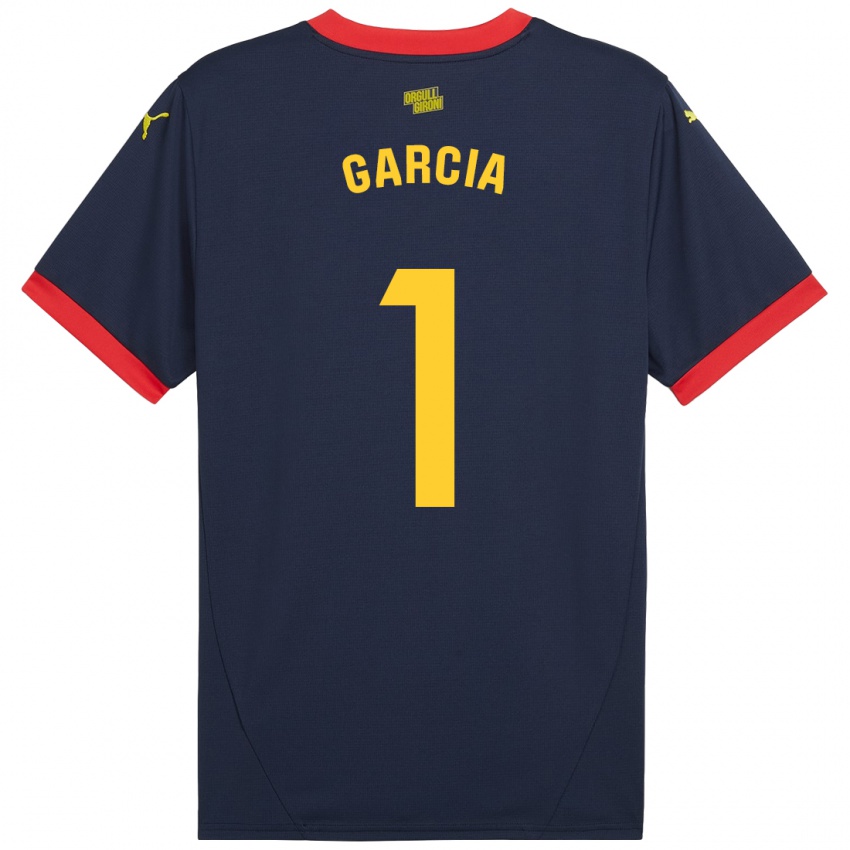 Enfant Maillot Lucas García #1 Bleu Marine Rouge Tenues Extérieur 2024/25 T-Shirt Suisse