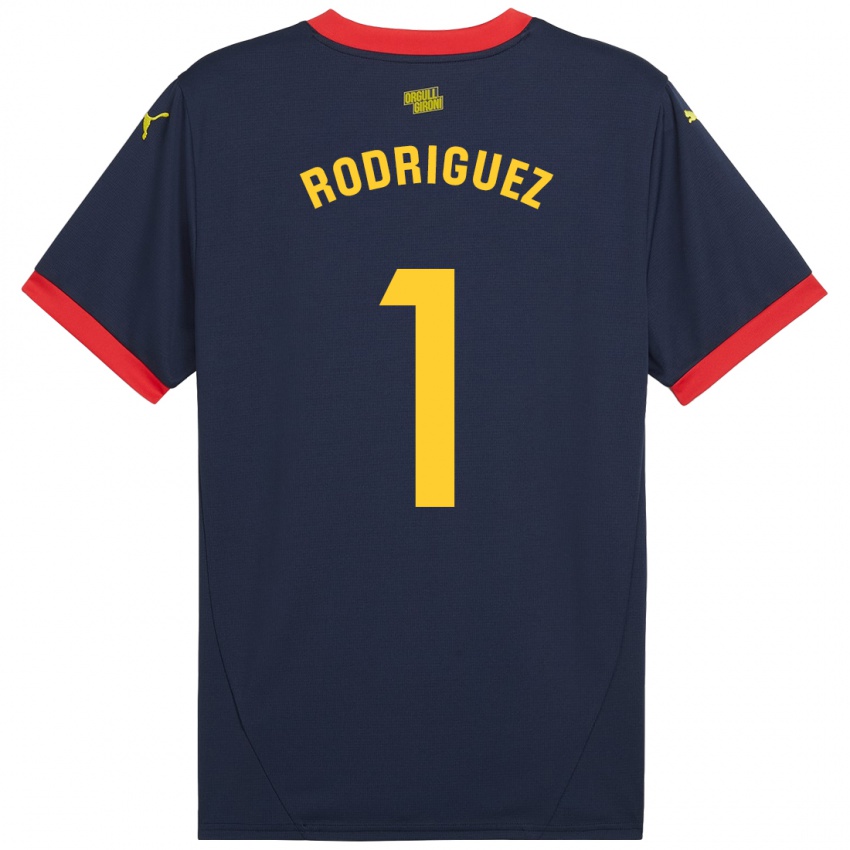 Kinder Maria Rodríguez #1 Marinerot Auswärtstrikot Trikot 2024/25 T-Shirt Schweiz