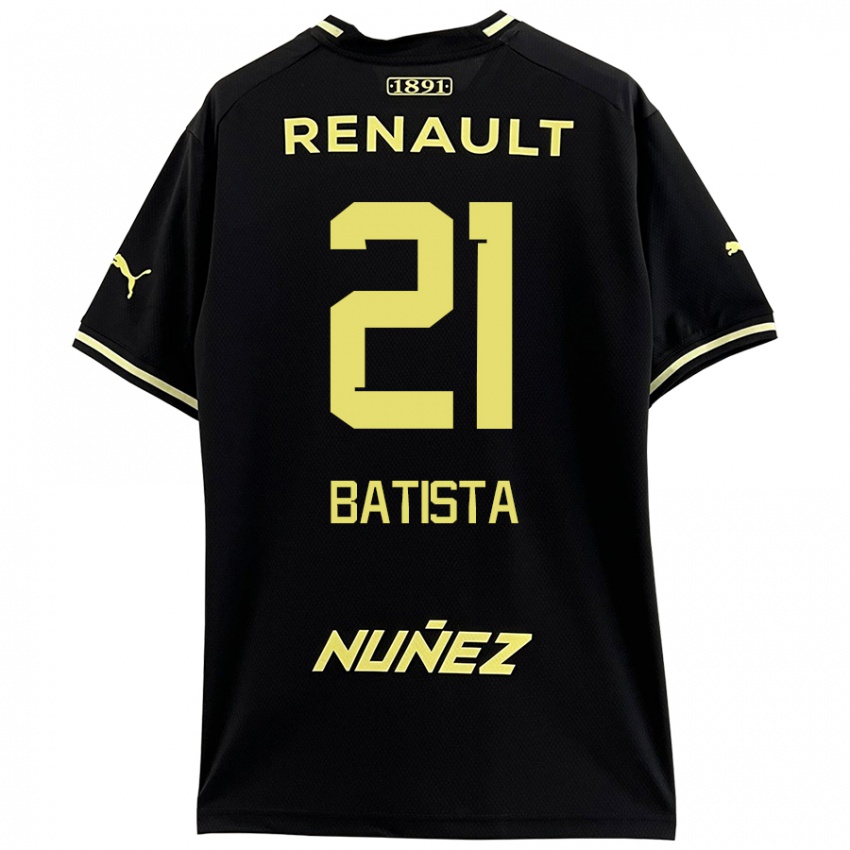 Kinder Facundo Batista #21 Schwarz Gelb Auswärtstrikot Trikot 2024/25 T-Shirt Schweiz