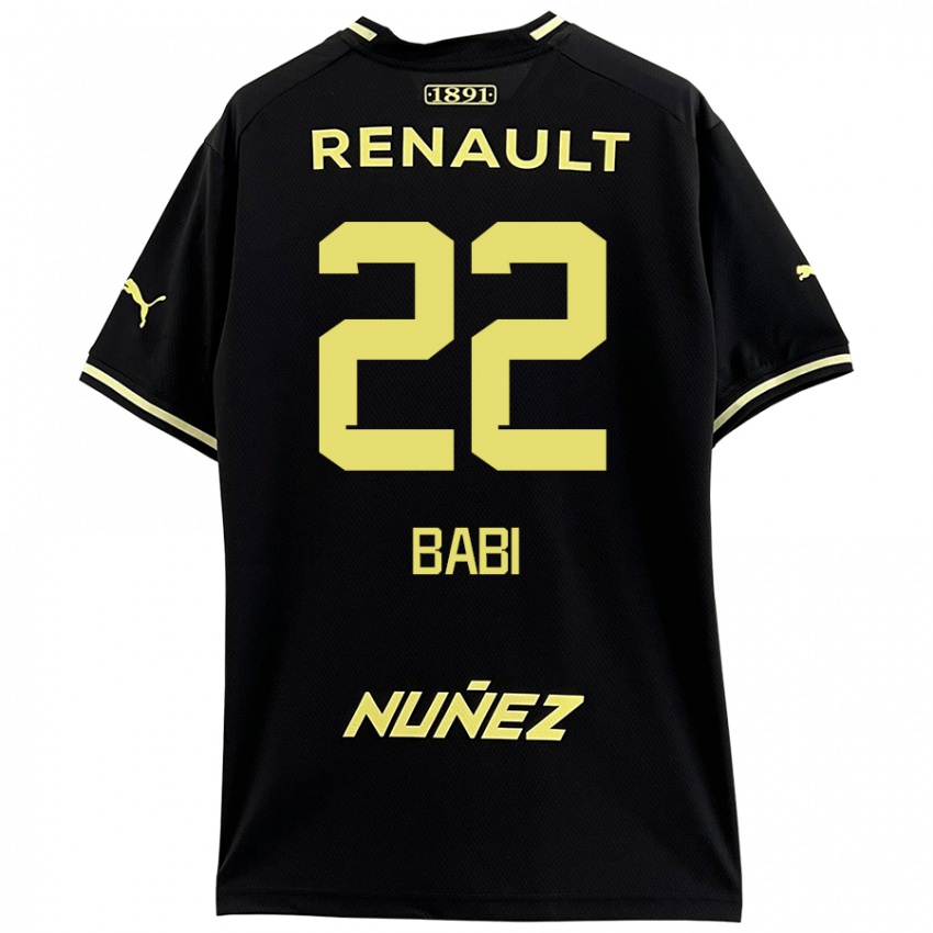 Kinder Matheus Babi #22 Schwarz Gelb Auswärtstrikot Trikot 2024/25 T-Shirt Schweiz