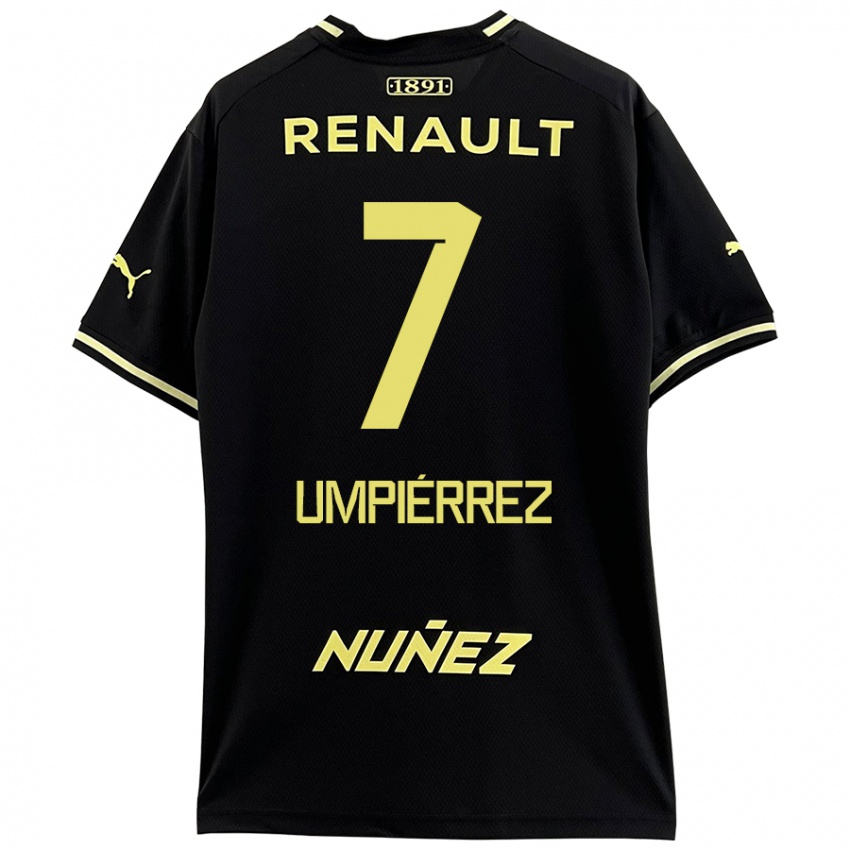 Kinder Leandro Umpiérrez #7 Schwarz Gelb Auswärtstrikot Trikot 2024/25 T-Shirt Schweiz