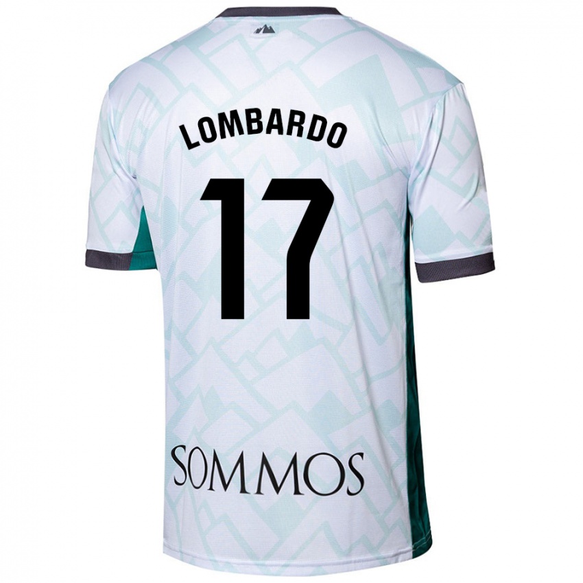 Kinder Enzo Lombardo #17 Weiß Grün Auswärtstrikot Trikot 2024/25 T-Shirt Schweiz