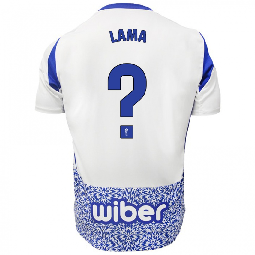 Kinder Manu Lama #0 Weiß Blau Auswärtstrikot Trikot 2024/25 T-Shirt Schweiz