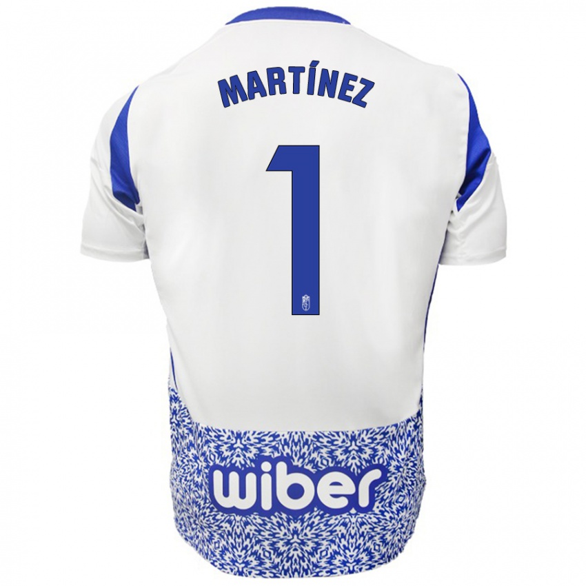 Kinder Marc Martínez #1 Weiß Blau Auswärtstrikot Trikot 2024/25 T-Shirt Schweiz