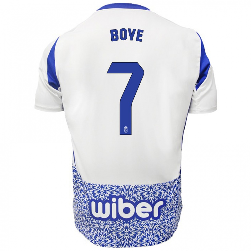 Kinder Lucas Boyé #7 Weiß Blau Auswärtstrikot Trikot 2024/25 T-Shirt Schweiz