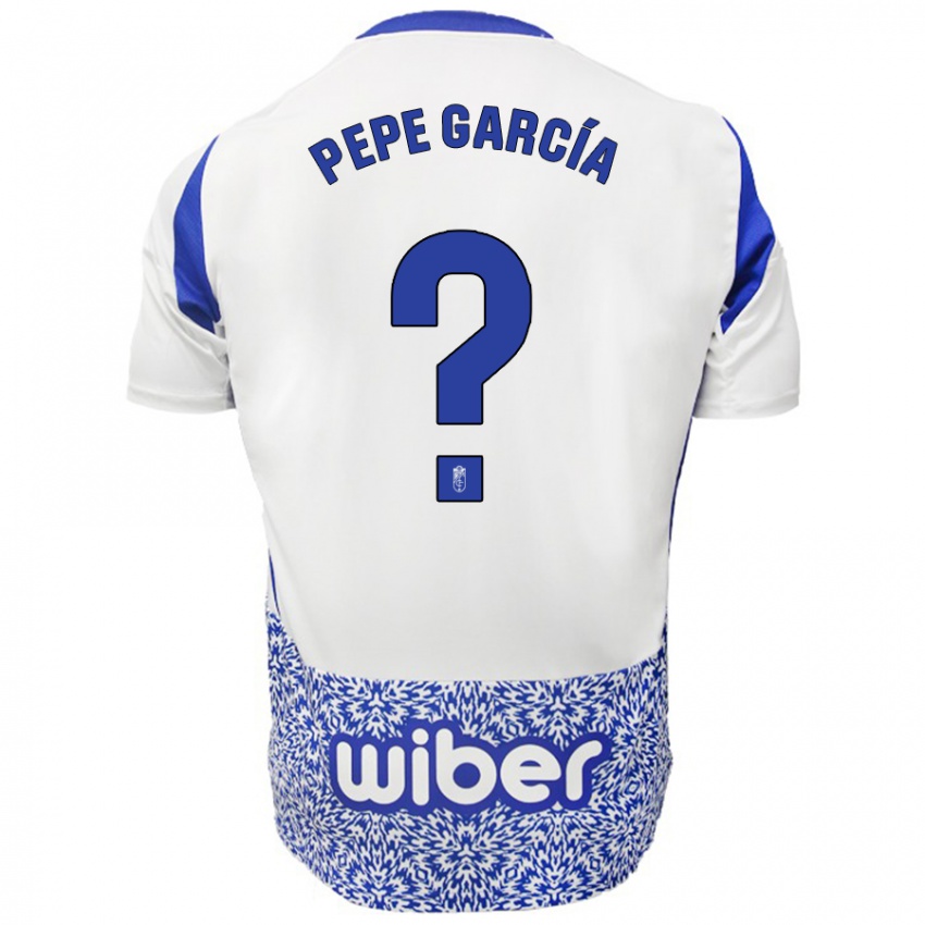 Kinder Pepe García #0 Weiß Blau Auswärtstrikot Trikot 2024/25 T-Shirt Schweiz