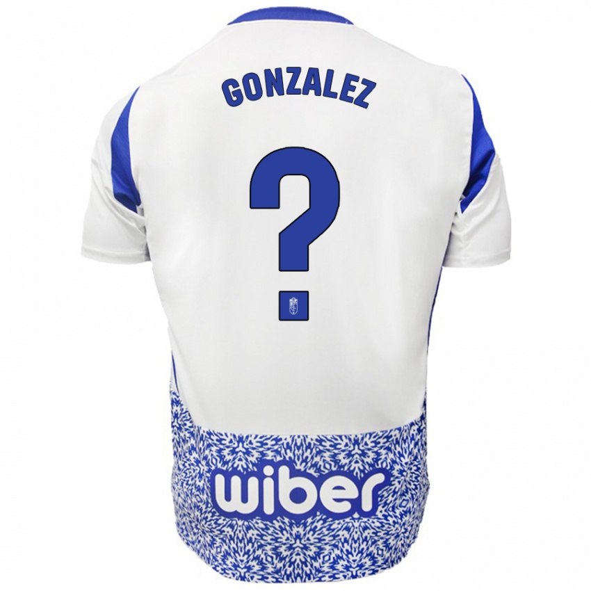 Kinder Paco González #0 Weiß Blau Auswärtstrikot Trikot 2024/25 T-Shirt Schweiz