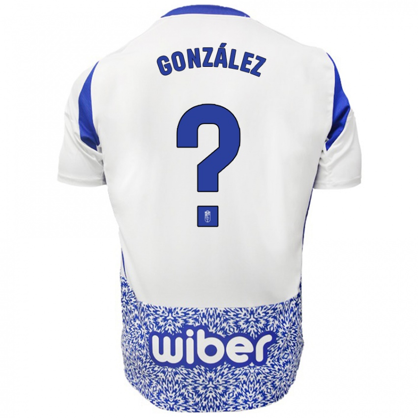 Kinder Pablo González #0 Weiß Blau Auswärtstrikot Trikot 2024/25 T-Shirt Schweiz