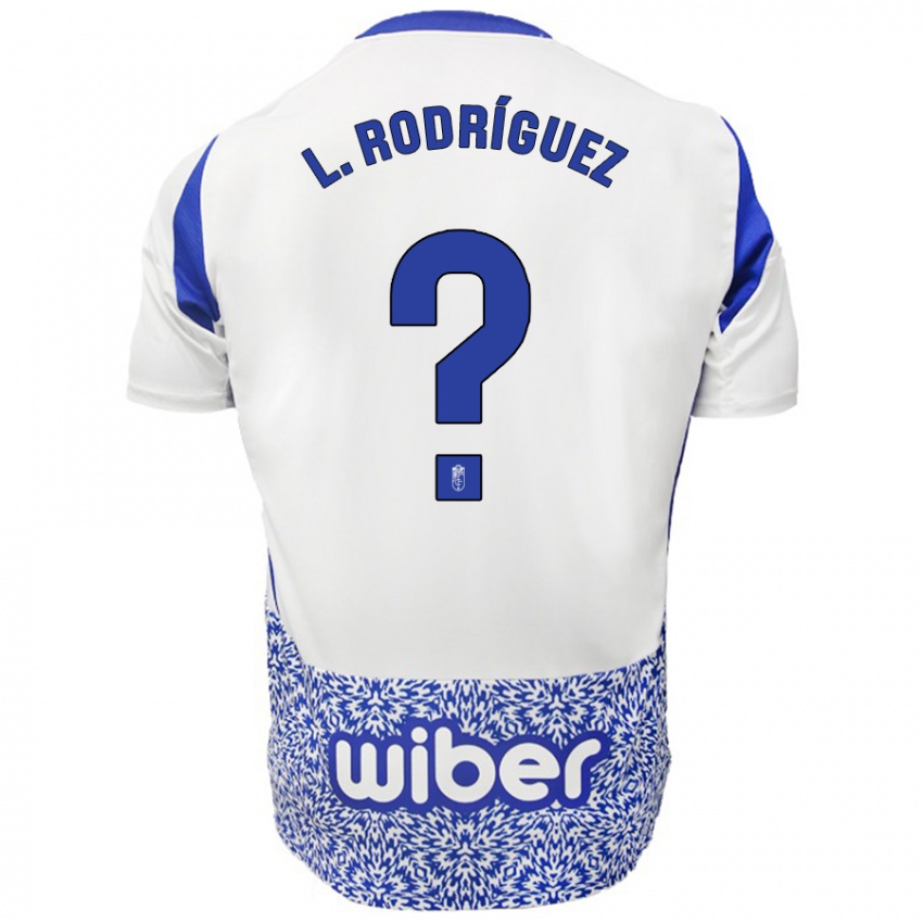 Kinder Iker López Rodríguez #0 Weiß Blau Auswärtstrikot Trikot 2024/25 T-Shirt Schweiz