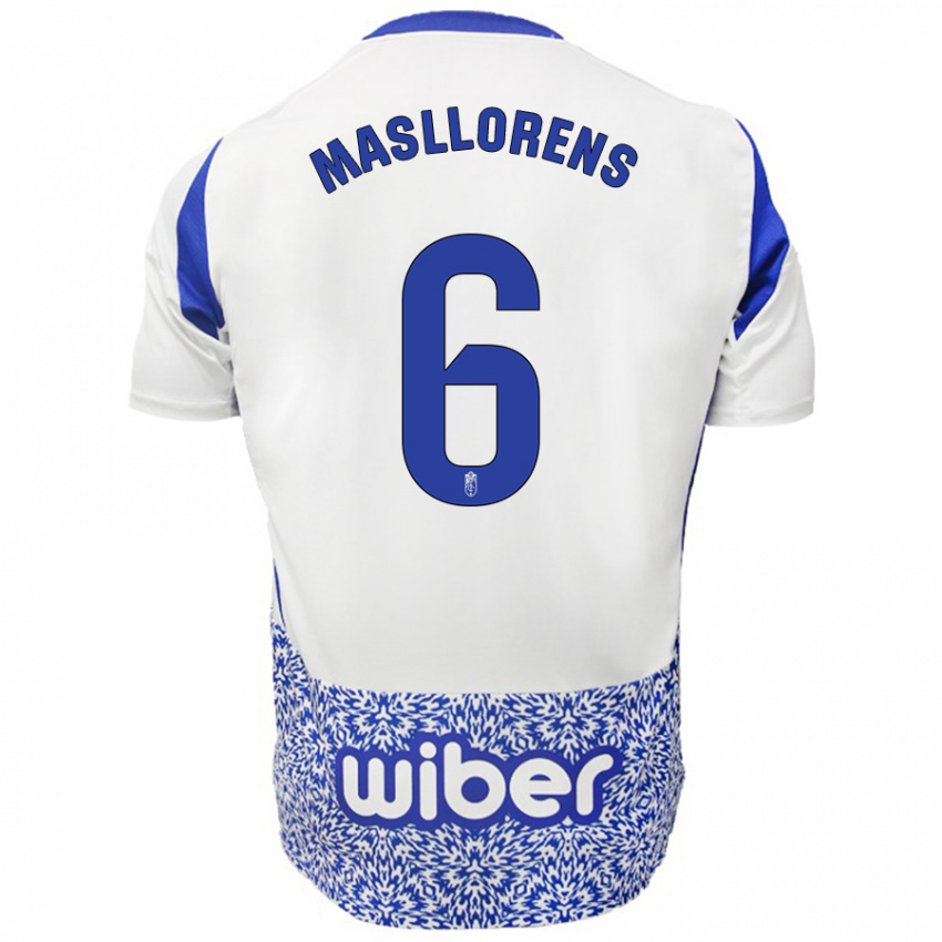 Kinder José Masllorens #6 Weiß Blau Auswärtstrikot Trikot 2024/25 T-Shirt Schweiz