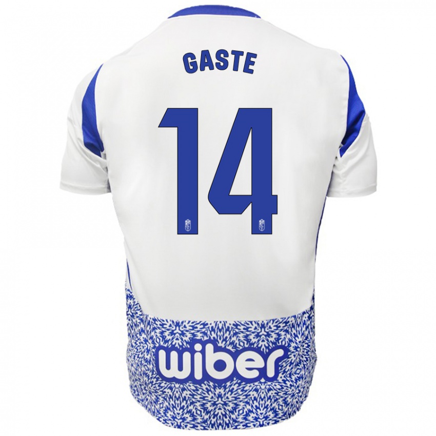 Kinder Gaste #14 Weiß Blau Auswärtstrikot Trikot 2024/25 T-Shirt Schweiz