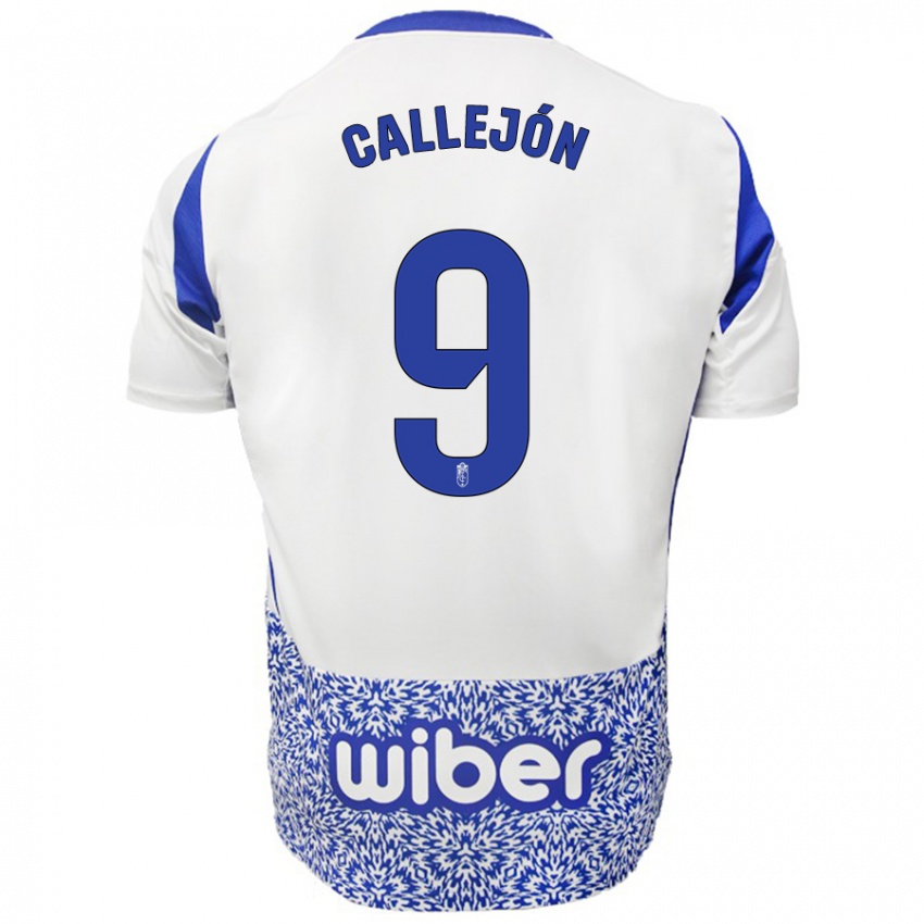 Kinder José Callejón #9 Weiß Blau Auswärtstrikot Trikot 2024/25 T-Shirt Schweiz