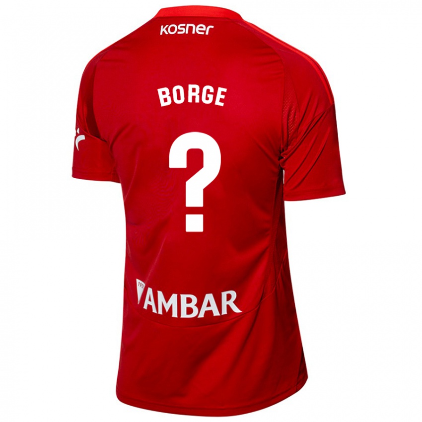 Kinder Andrés Borge #0 Weiß Blau Auswärtstrikot Trikot 2024/25 T-Shirt Schweiz