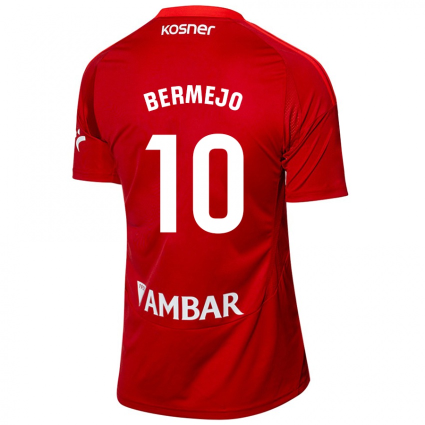 Kinder Sergio Bermejo #10 Weiß Blau Auswärtstrikot Trikot 2024/25 T-Shirt Schweiz