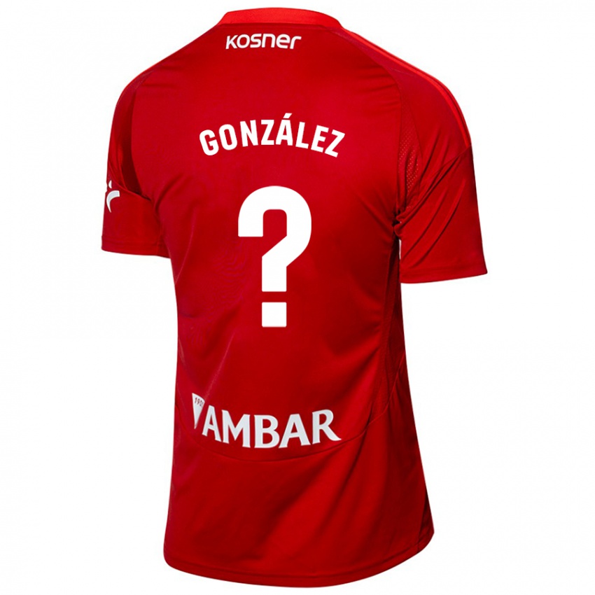 Kinder Álex González #0 Weiß Blau Auswärtstrikot Trikot 2024/25 T-Shirt Schweiz