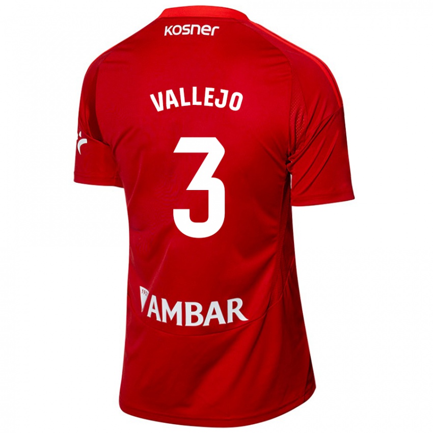 Kinder Jaime Vallejo #3 Weiß Blau Auswärtstrikot Trikot 2024/25 T-Shirt Schweiz