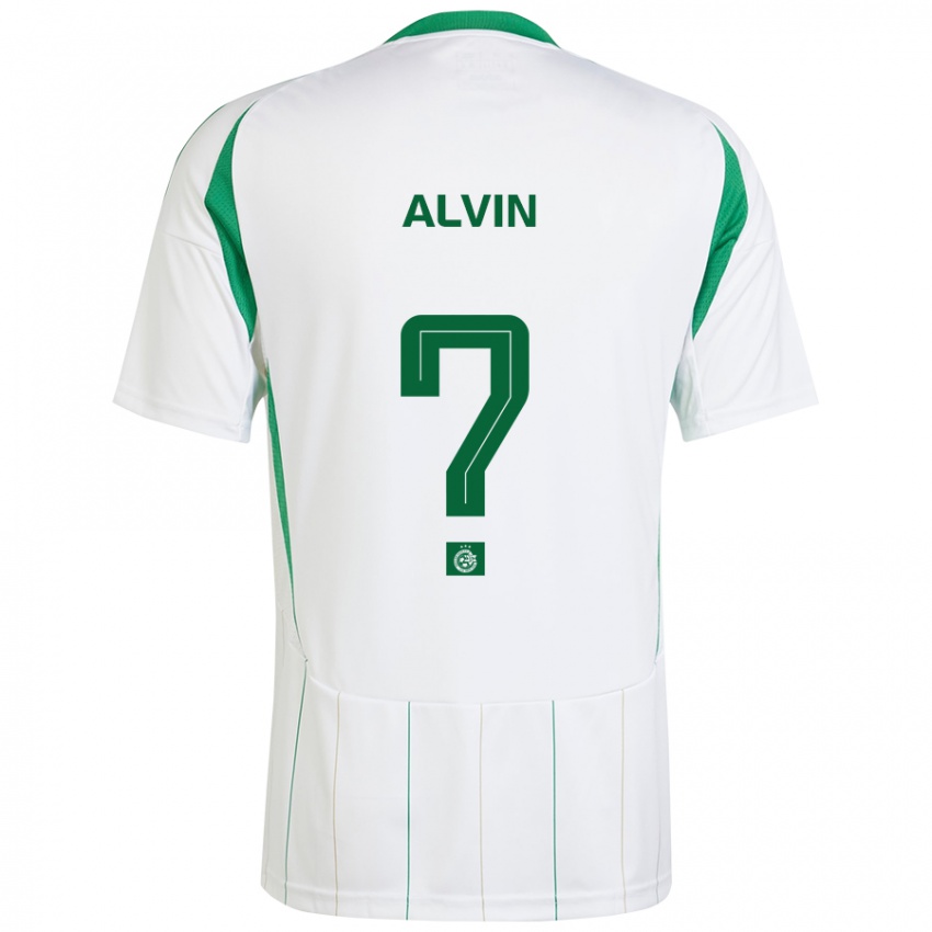 Kinder Glenn Alvin #0 Weiß Grün Auswärtstrikot Trikot 2024/25 T-Shirt Schweiz