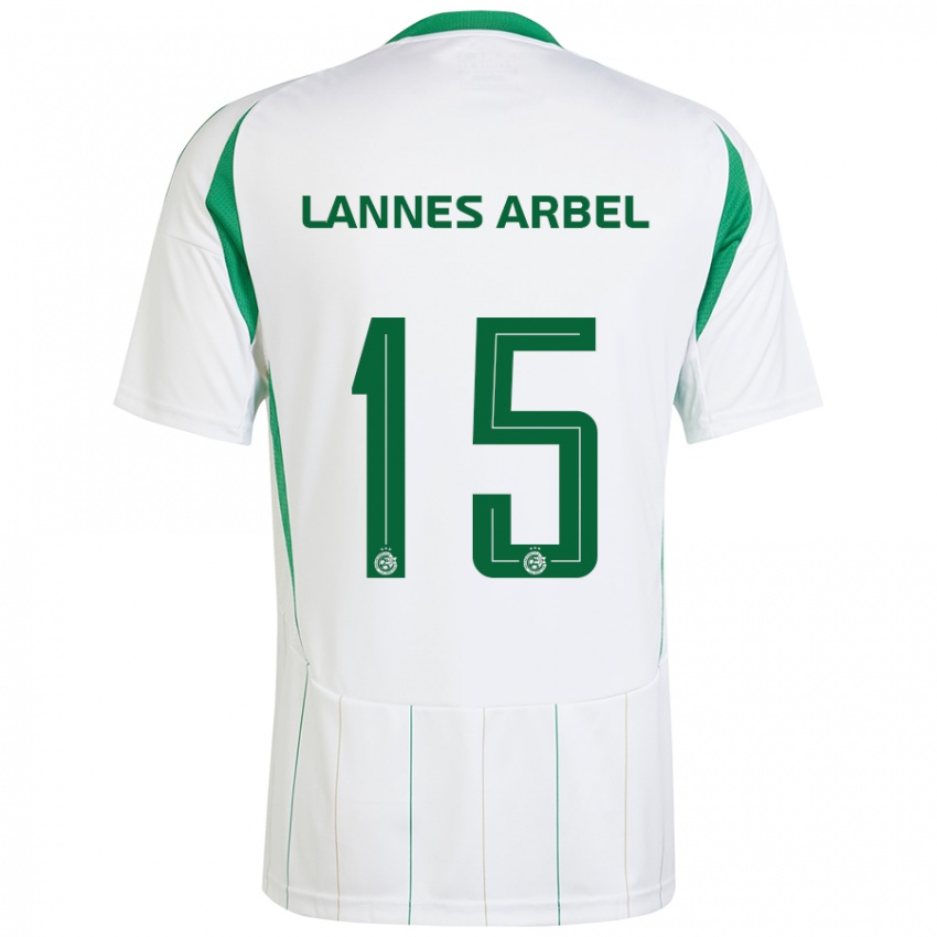 Kinder Tomer Lannes Arbel #15 Weiß Grün Auswärtstrikot Trikot 2024/25 T-Shirt Schweiz