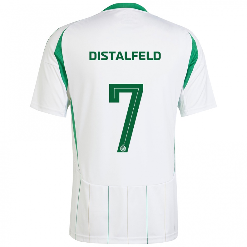 Kinder Yanai Distalfeld #7 Weiß Grün Auswärtstrikot Trikot 2024/25 T-Shirt Schweiz