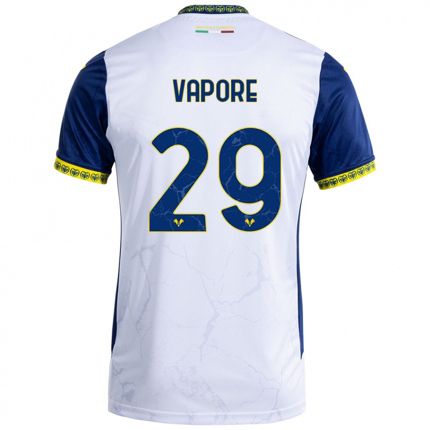 Kinder Angelo Vapore #29 Weiß Blau Auswärtstrikot Trikot 2024/25 T-Shirt Schweiz