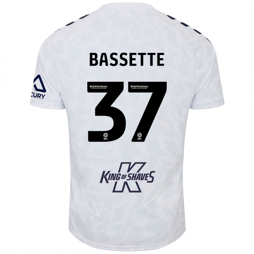 Enfant Maillot Norman Bassette #37 Blanc Tenues Extérieur 2024/25 T-Shirt Suisse