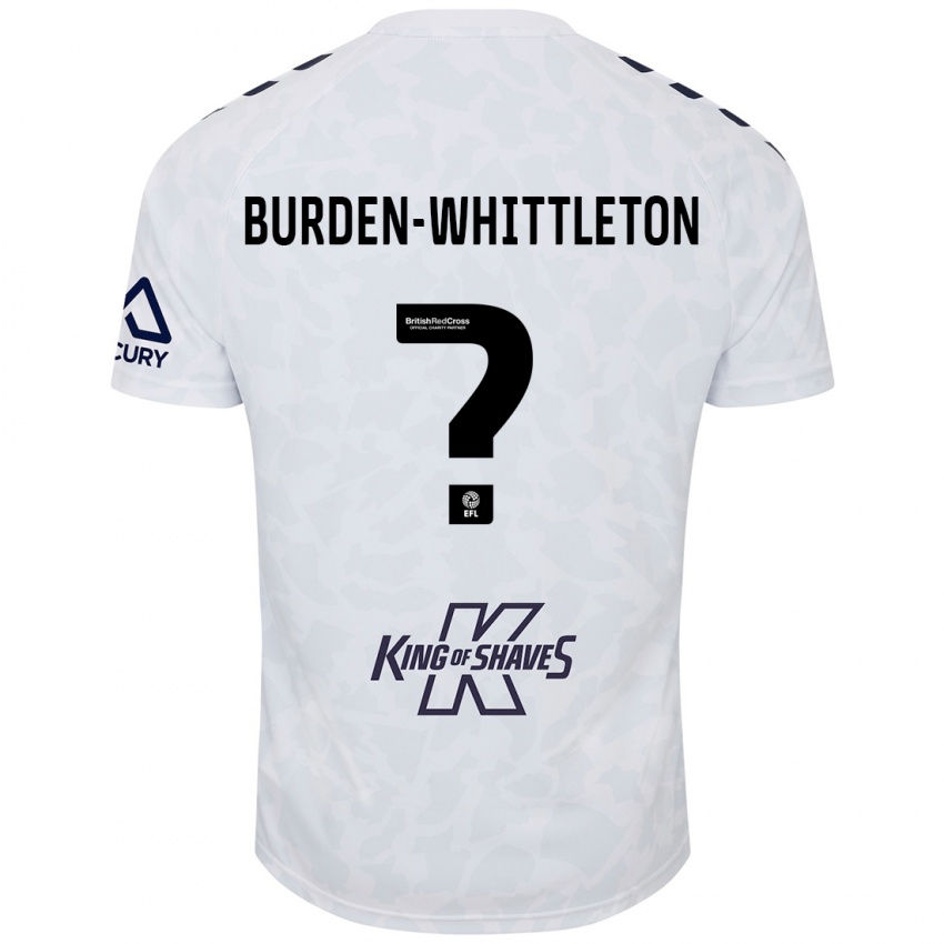 Kinder Charlie Burden-Whittleton #0 Weiß Auswärtstrikot Trikot 2024/25 T-Shirt Schweiz