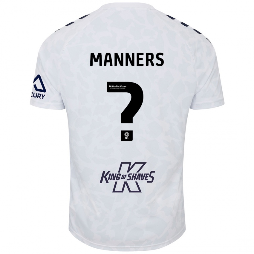 Kinder Charlie Manners #0 Weiß Auswärtstrikot Trikot 2024/25 T-Shirt Schweiz