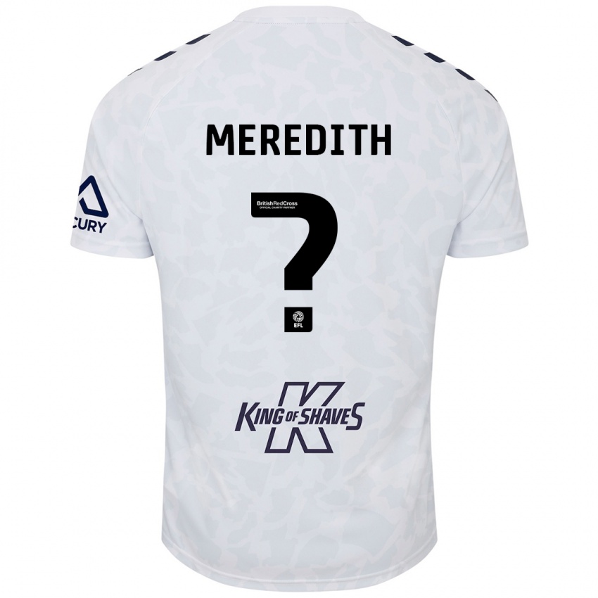 Kinder Eliot Meredith #0 Weiß Auswärtstrikot Trikot 2024/25 T-Shirt Schweiz