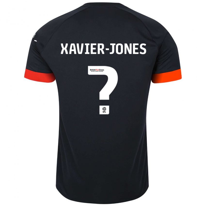 Kinder Tate Xavier-Jones #0 Schwarz Orange Auswärtstrikot Trikot 2024/25 T-Shirt Schweiz