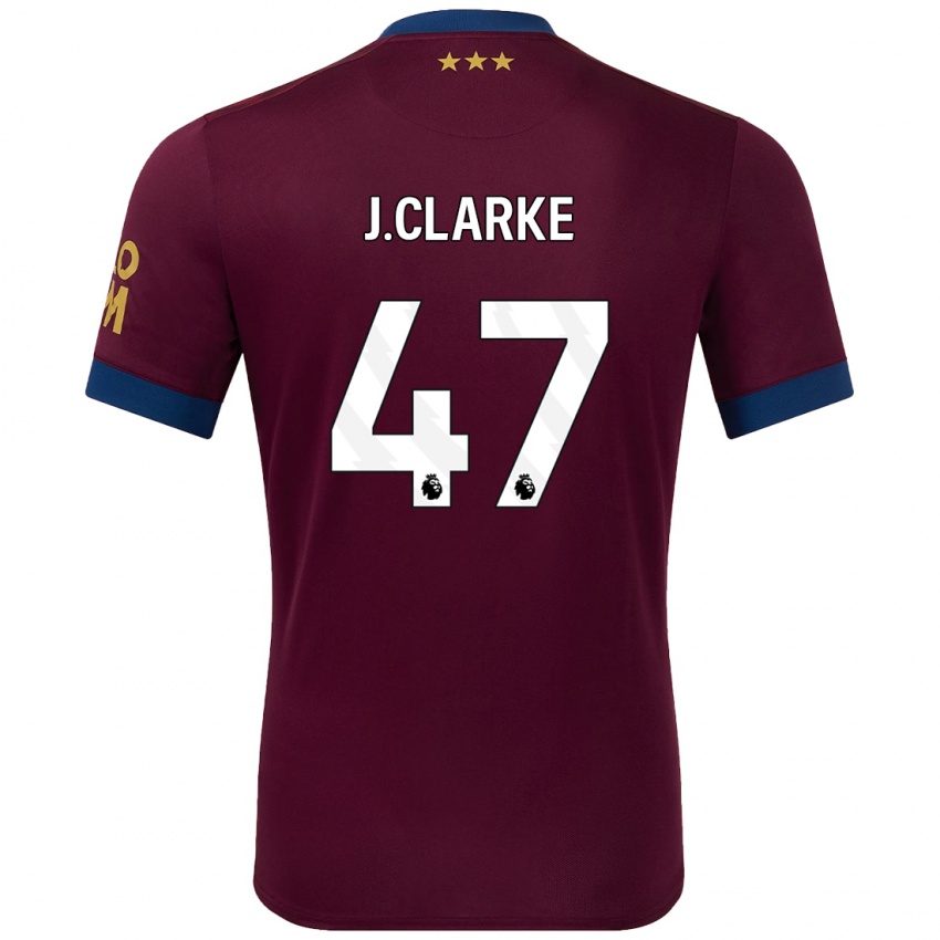 Enfant Maillot Jack Clarke #47 Marron Tenues Extérieur 2024/25 T-Shirt Suisse