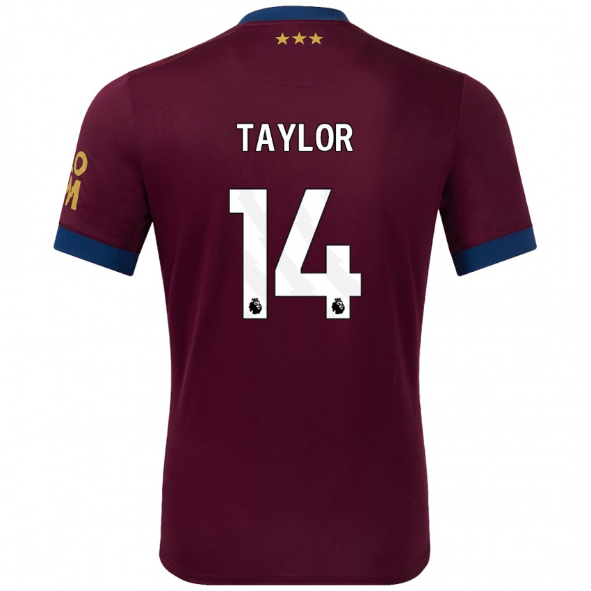 Enfant Maillot Jack Taylor #14 Marron Tenues Extérieur 2024/25 T-Shirt Suisse