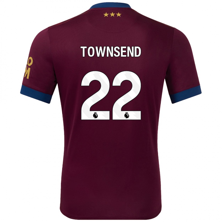 Enfant Maillot Conor Townsend #22 Marron Tenues Extérieur 2024/25 T-Shirt Suisse