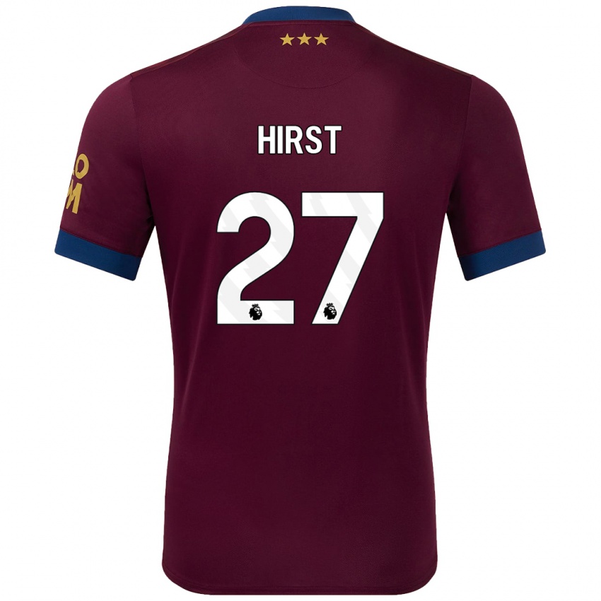 Kinder George Hirst #27 Braun Auswärtstrikot Trikot 2024/25 T-Shirt Schweiz