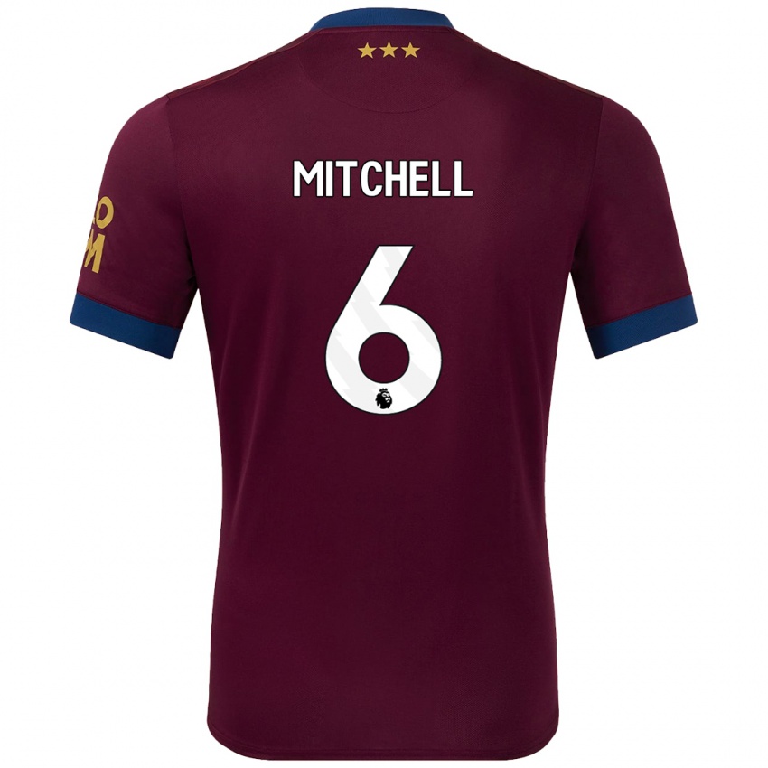 Enfant Maillot Leah Mitchell #6 Marron Tenues Extérieur 2024/25 T-Shirt Suisse