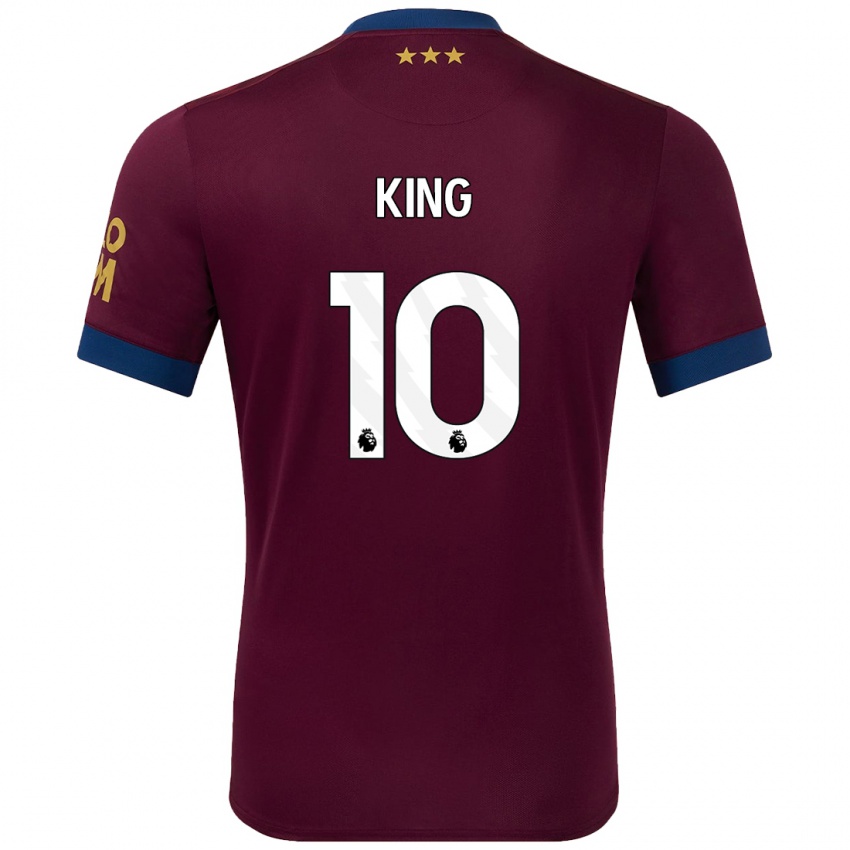 Kinder Eloise King #10 Braun Auswärtstrikot Trikot 2024/25 T-Shirt Schweiz