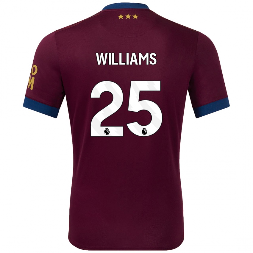 Kinder Erin Williams #25 Braun Auswärtstrikot Trikot 2024/25 T-Shirt Schweiz