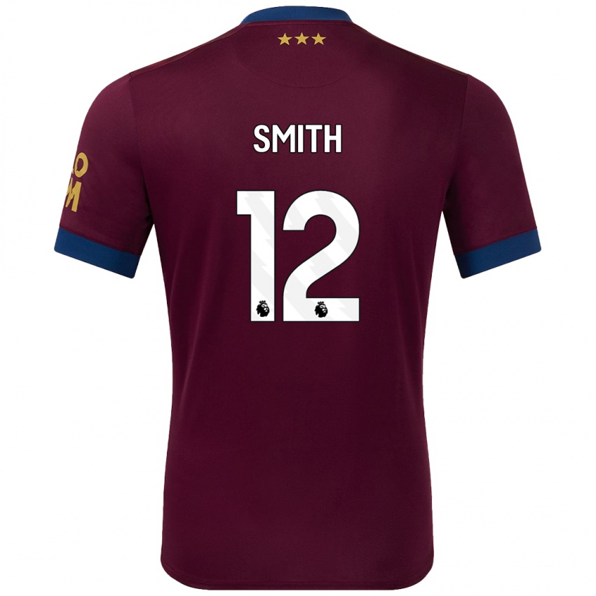 Kinder Olivia Smith #12 Braun Auswärtstrikot Trikot 2024/25 T-Shirt Schweiz