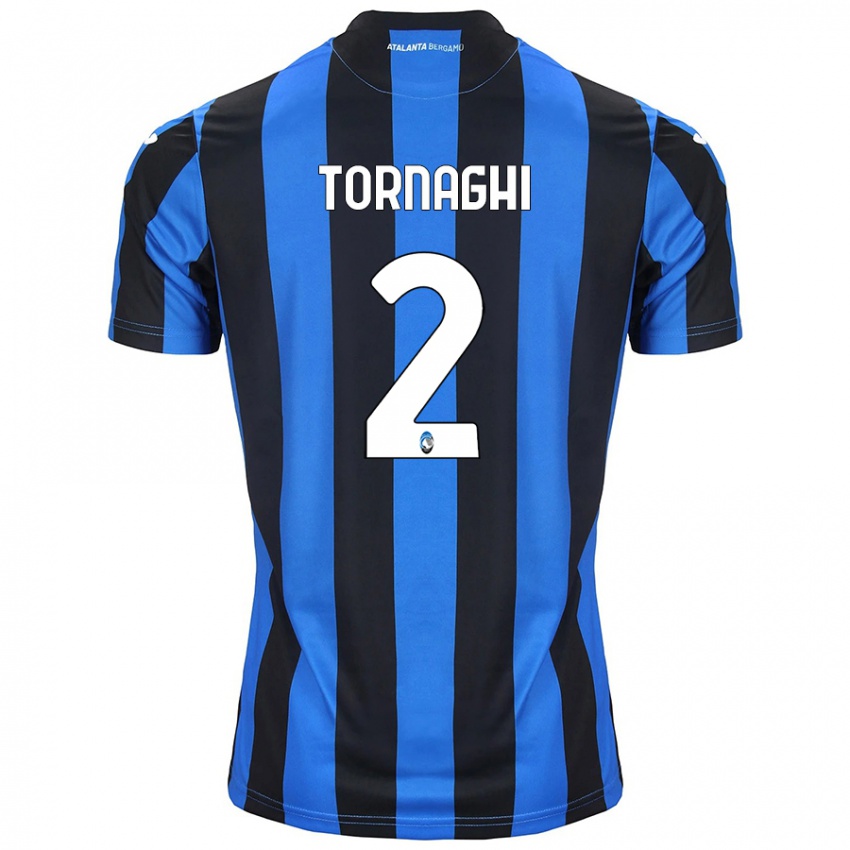 Herren Pietro Tornaghi #2 Blau Schwarz Heimtrikot Trikot 2024/25 T-Shirt Schweiz