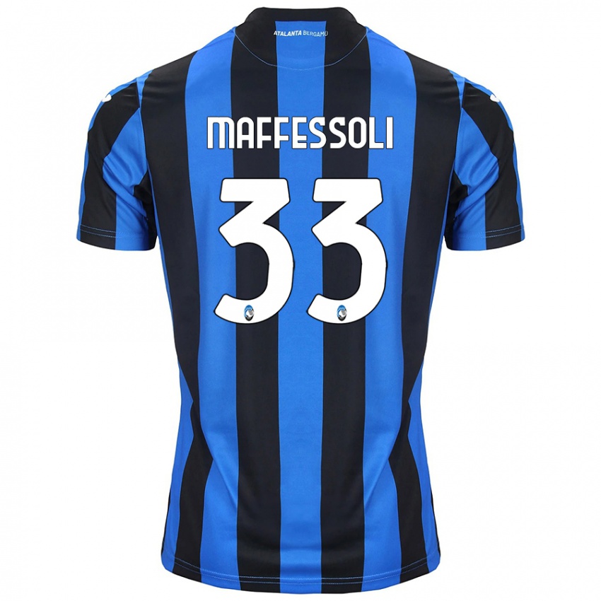 Herren Manuel Maffessoli #33 Blau Schwarz Heimtrikot Trikot 2024/25 T-Shirt Schweiz