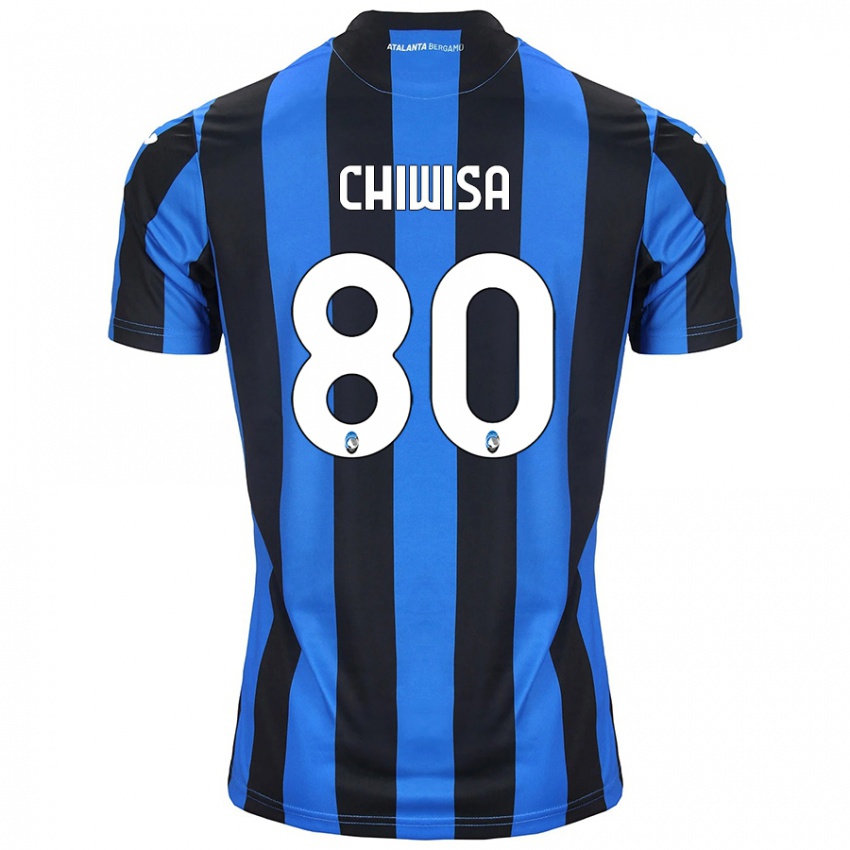 Herren Mannah Chiwisa #80 Blau Schwarz Heimtrikot Trikot 2024/25 T-Shirt Schweiz