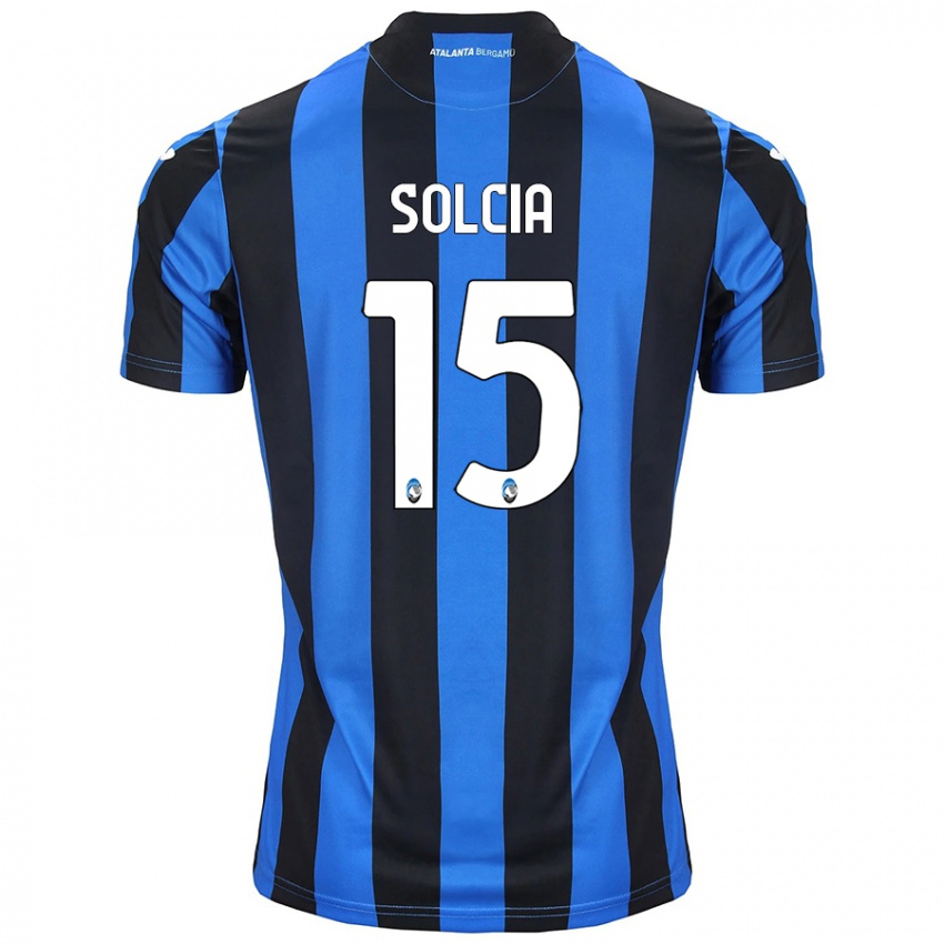 Herren Daniele Solcia #15 Blau Schwarz Heimtrikot Trikot 2024/25 T-Shirt Schweiz