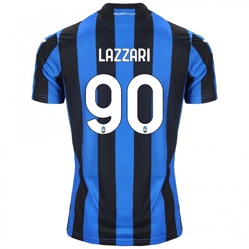 Herren Ilaria Lazzari #90 Blau Schwarz Heimtrikot Trikot 2024/25 T-Shirt Schweiz