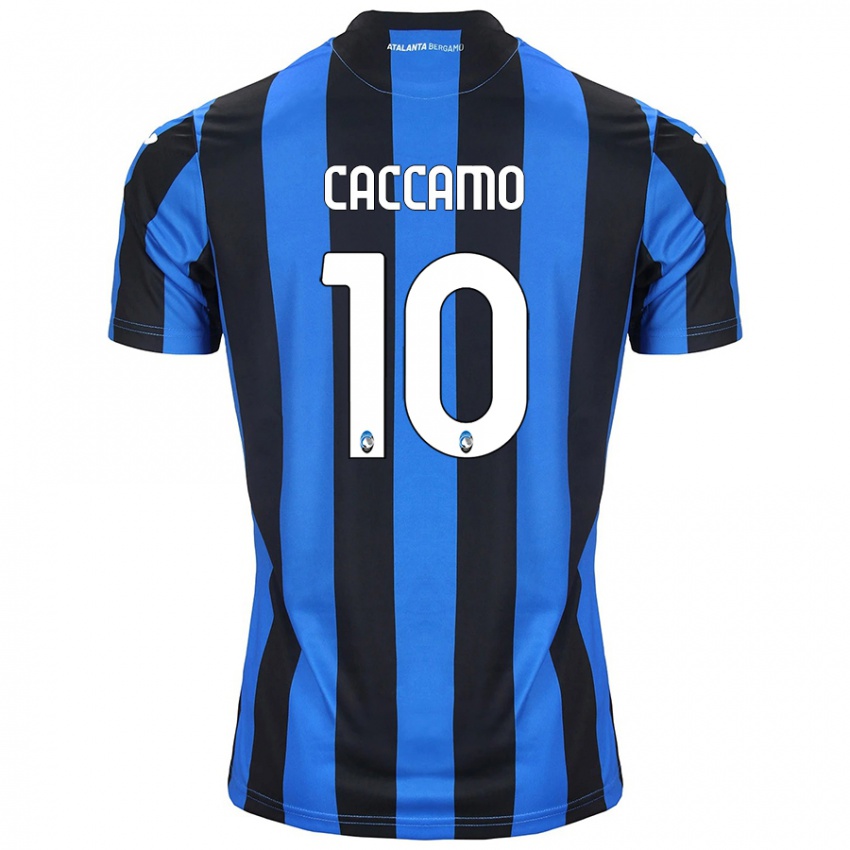 Herren Patrizia Caccamo #10 Blau Schwarz Heimtrikot Trikot 2024/25 T-Shirt Schweiz