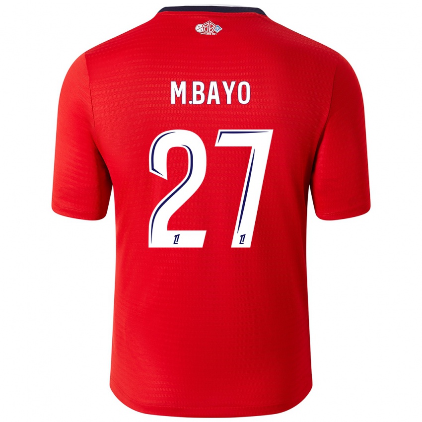 Herren Mohamed Bayo #27 Rot Weiß Heimtrikot Trikot 2024/25 T-Shirt Schweiz