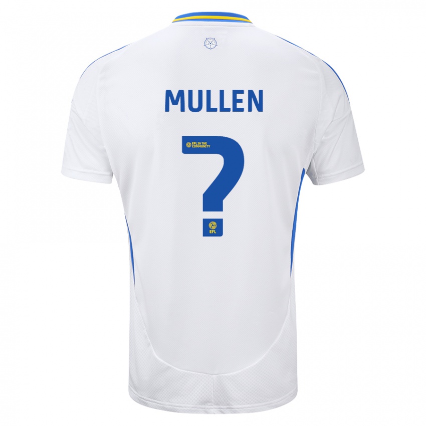 Homme Maillot Jeremiah Chilokoa-Mullen #0 Blanc Bleu Tenues Domicile 2024/25 T-Shirt Suisse