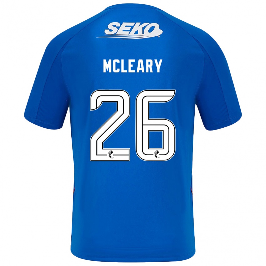 Herren Jodi Mcleary #26 Dunkelblau Heimtrikot Trikot 2024/25 T-Shirt Schweiz